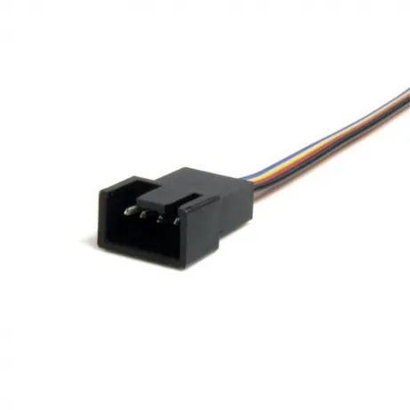StarTech.com 30cm 4-pins Verlengkabel voor Ventilatorvoeding - M/F – afbeelding 2