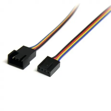 StarTech.com 30cm 4-pins Verlengkabel voor Ventilatorvoeding - M/F