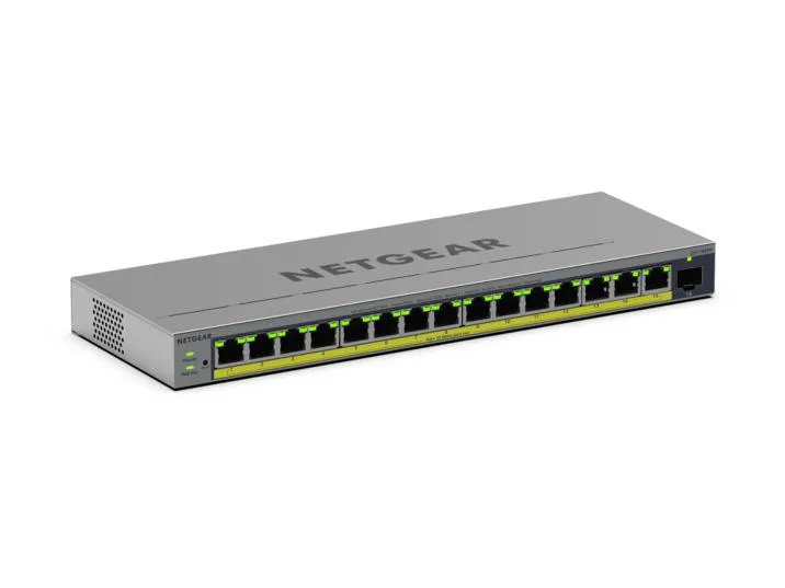NETGEAR GS116EPP Managed L2/L3 Gigabit Ethernet (10/100/1000) Power over Ethernet