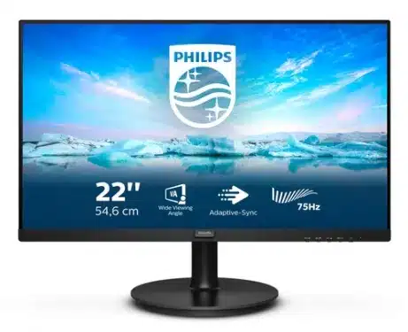 Philips 222V8LA 21,5 inch Full HD 75 Hz monitor – afbeelding 2