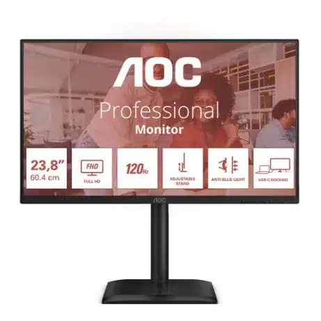 AOC 24E4CV 23,8 inch Full HD 120 Hz monitor – afbeelding 2