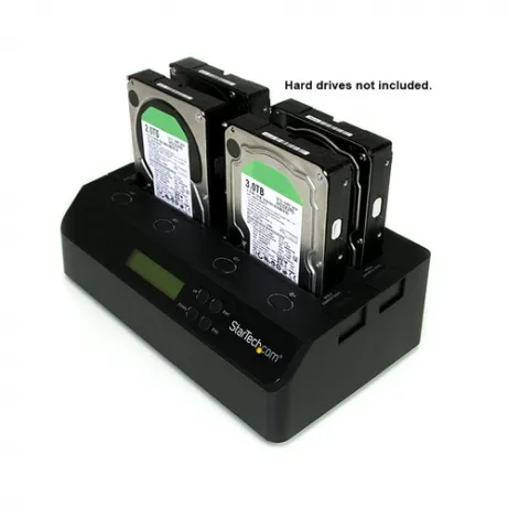 StarTech.com 4-Bay Hard Drive Cloner en Wisser, Standalone 1:3 HDD/SSD – afbeelding 4
