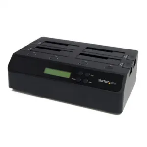 StarTech.com 4-Bay Hard Drive Cloner en Wisser, Standalone 1:3 HDD/SSD