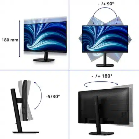 Philips 32B2N3500 31,5 inch QHD 100 Hz monitor – afbeelding 4