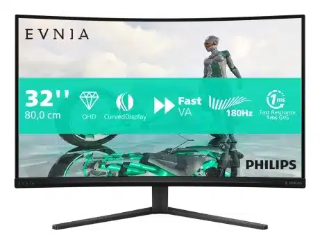 Philips 32M2C3500L 31,5 inch QHD 180 Hz gaming curved monitor – afbeelding 4