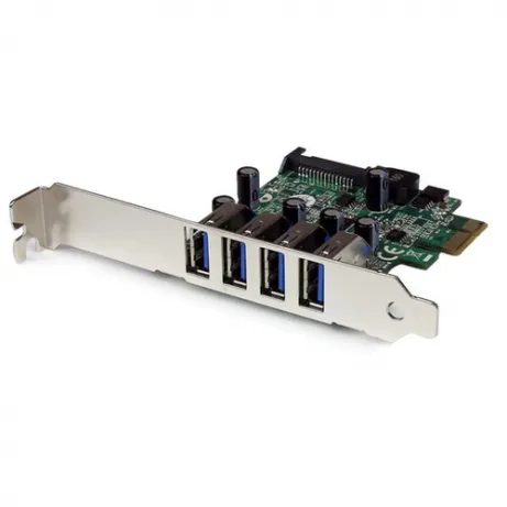 StarTech.com 4 Port PCI Express PCIe SuperSpeed USB 3.0 Controller Adapterkaart