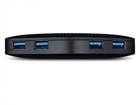 TP-Link UH400 interface hub USB 3.2 Gen 1 (3.1 Gen 1) Type-A 5000 Mbit/s Zwart – afbeelding 2