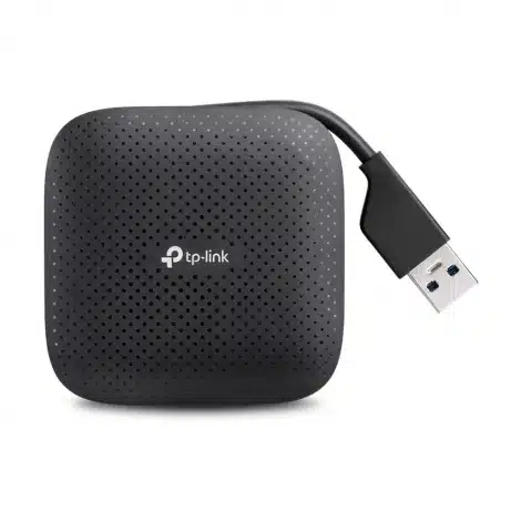 TP-Link UH400 interface hub USB 3.2 Gen 1 (3.1 Gen 1) Type-A 5000 Mbit/s Zwart