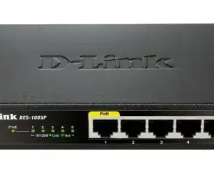 D-Link DES-1005P Unmanaged L2 Fast Ethernet (10/100) Power over Ethernet (PoE) Zwart