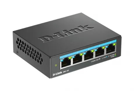 D-Link 5-poorts 2,5G Multi-Gigabit Desktop Switch – afbeelding 2