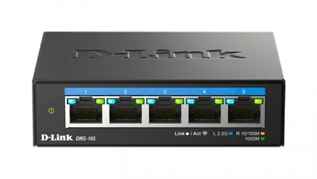D-Link 5-poorts 2,5G Multi-Gigabit Desktop Switch – afbeelding 3