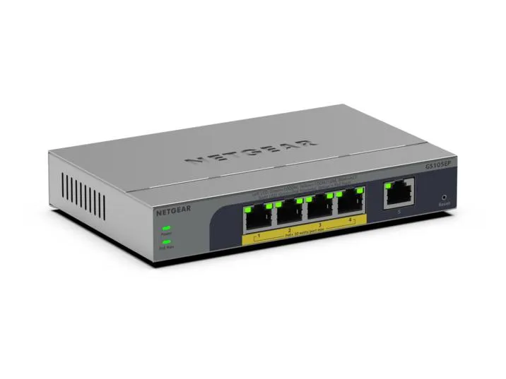 NETGEAR GS105EP Unmanaged Gigabit Ethernet (10/100/1000) Power over Ethernet (PoE)