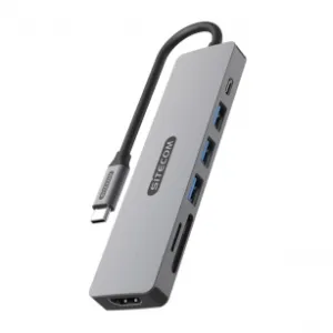 7 in 1 USB-C Power Delivery Multiport Adapter - 3x USB-A
