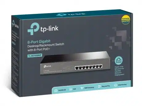 TP-Link TL-SG1008MP netwerk-switch Unmanaged Gigabit Ethernet (10/100/1000) Power – afbeelding 4