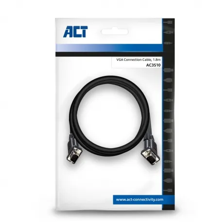 ACT 1,8 meter VGA aansluitkabel male - male – afbeelding 2
