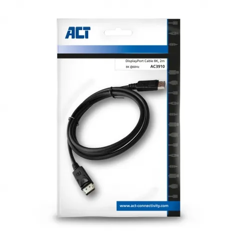 ACT 2 meter Displayport 1.4 8K aansluitkabel male - male – afbeelding 4