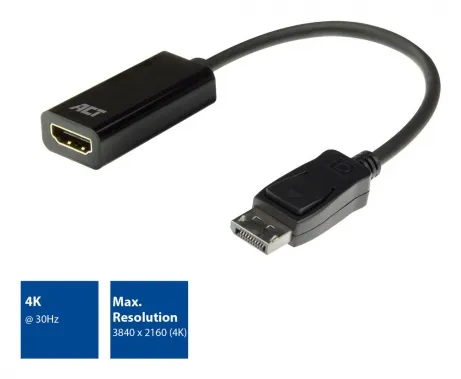 ACT DisplayPort naar HDMI female adapter – afbeelding 2