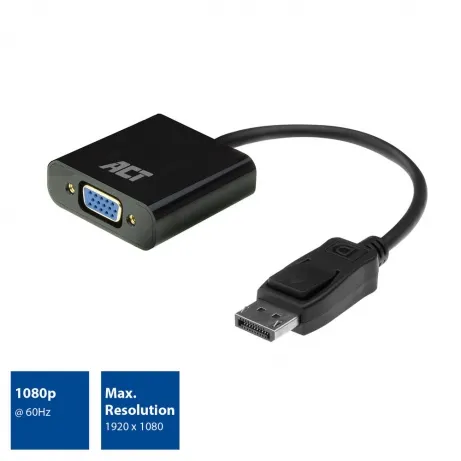 ACT DisplayPort naar VGA female adapter – afbeelding 2