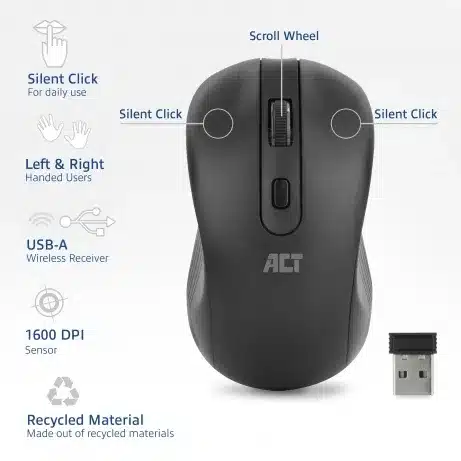 ACT Draadloze muis – afbeelding 2