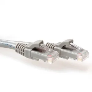 ACT Grijze 5 meter U/UTP CAT6 patchkabel snagless met RJ45 connectoren