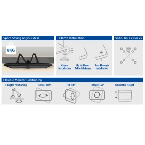ACT Monitor bureausteun – afbeelding 3