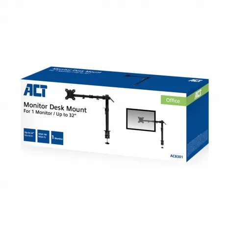 ACT Monitor desk mount stand 1 Screen – afbeelding 2