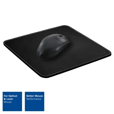 ACT Mouse Pad Black leather look – afbeelding 3