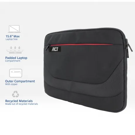 ACT Suburb Laptop Sleeve 15,6 inch – afbeelding 3