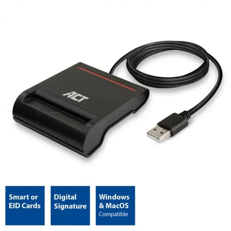 ACT USB 2.0 Smartcard eID reader – afbeelding 2