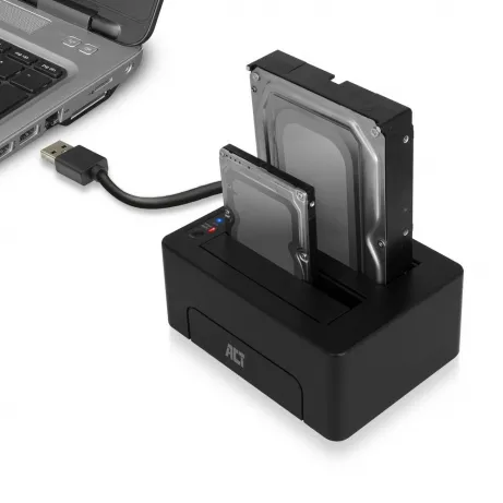 ACT USB 3.1 Dual HDD Docking Station – afbeelding 3
