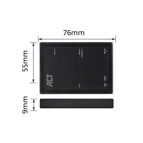 ACT USB 3.1 Gen1 (USB 3.0) Multi Card Reader – afbeelding 3