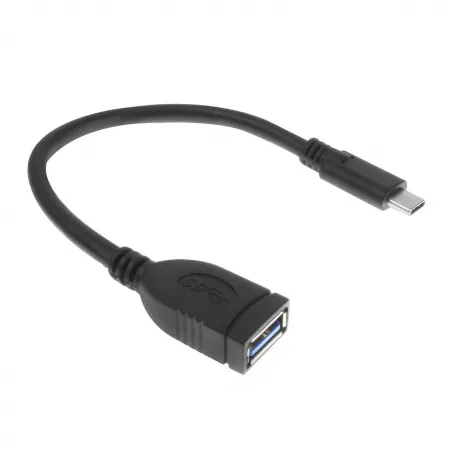 ACT USB 3.2 Gen2 OTG kabel C male - A female 0,2 meter