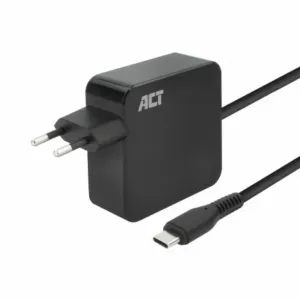 ACT USB-C laptop wall charger 65W with Power Delivery profiles