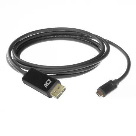 ACT USB-C naar DisplayPort male kabel 2 m 4K @ 60Hz – afbeelding 3