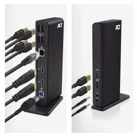 ACT USB-C / USB-A dual docking station