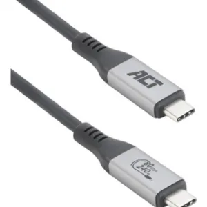 ACT USB4 80Gbps Thunderbolt 5 240W USB Type-C kabel