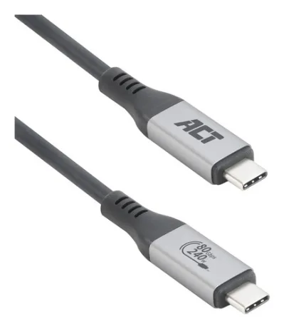 ACT USB4 80Gbps Thunderbolt 5 240W USB Type-C kabel