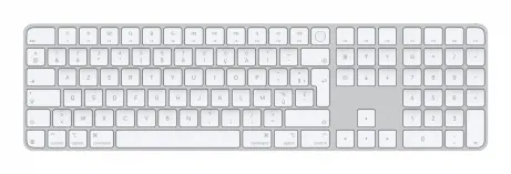 APPLE Magic Keyboard with Touch ID and Numeric Keypad for Mac models with Apple silicon - French - White Keys