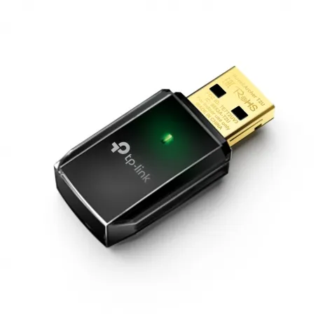 ARCHER T2U AC600 Dual Band Wireless USBAdapter MTK 1T1R 433Mbps at 5Ghz + 150Mbps at 2.4Ghz 802.11ac/a/b/g/n USB 2.0 – afbeelding 2