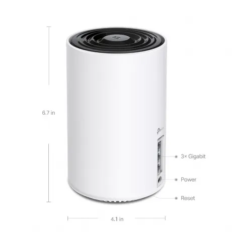 AXE5400 Whole Home Mesh Wi-Fi 6E System DECO XE75(2-PACK) – afbeelding 2