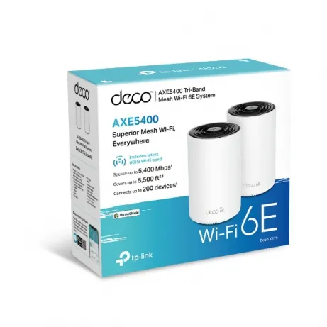 AXE5400 Whole Home Mesh Wi-Fi 6E System DECO XE75(2-PACK) – afbeelding 4
