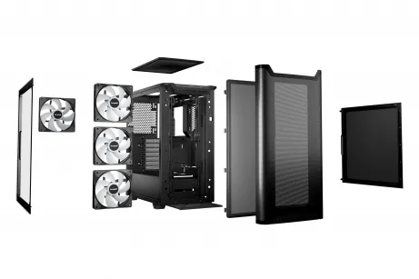 be quiet! Pure Base 501 DX Black Midi Tower Zwart – afbeelding 4