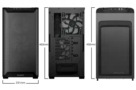be quiet! Pure Base 501 LX Black Midi Tower Zwart – afbeelding 2