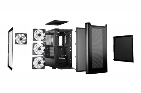 be quiet! Pure Base 501 LX Black Midi Tower Zwart – afbeelding 4