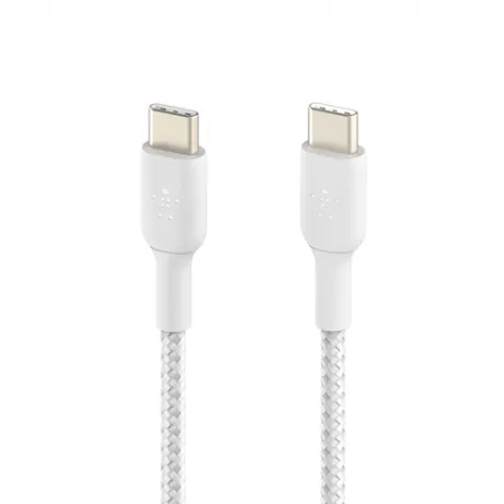 BELKIN BOOST CHARGE USB-C to USB-C Cable Braided 0.15m White