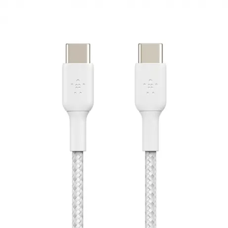 BELKIN BOOST CHARGE USB-C to USB-C Cable Braided 0.15m White