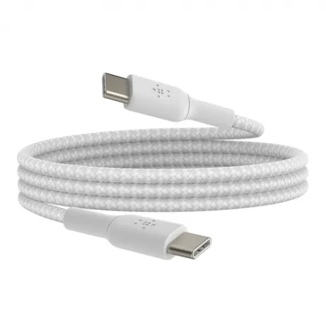BELKIN BOOST CHARGE USB-C to USB-C Cable Braided 0.15m White