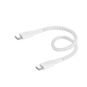 BELKIN BOOST CHARGE USB-C to USB-C Cable Braided 0.15m White