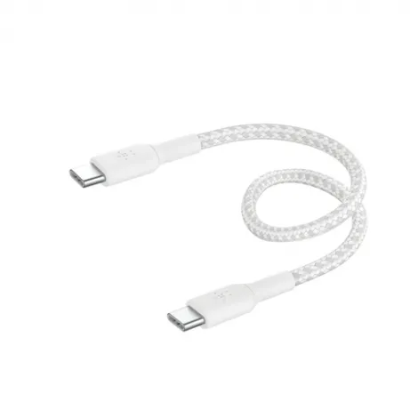 BELKIN BOOST CHARGE USB-C to USB-C Cable Braided 0.15m White