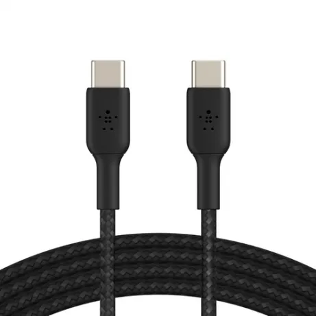 BELKIN BOOST CHARGE USB-C to USB-C Cable Braided 2m Black